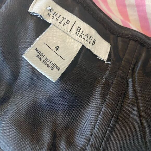 WHBM Strapless Dress Sz 4 - Picture 5 of 5